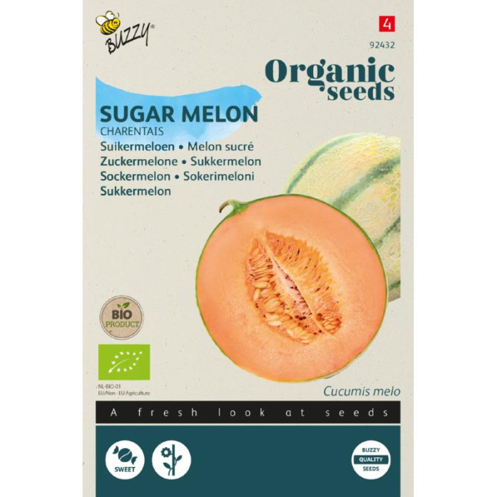 Pipun-Dinja-Buzzy® Organic Honeydew Melon Charentais (BIO)-BZ92432