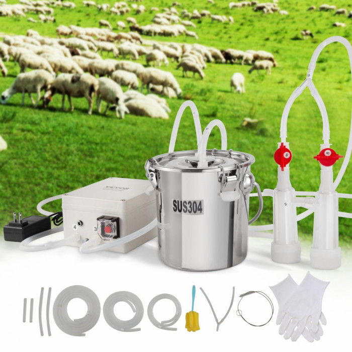 Mašina za mužu koza-VEVOR Goat Milking Machine-MG24871