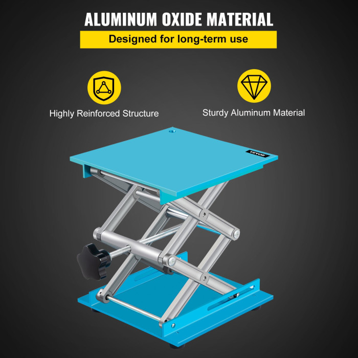 Aluminij-oksidna laboratorijska dizalica,plava-VEVOR Aluminum Oxide Lab Lift Jack,blue-MG24889