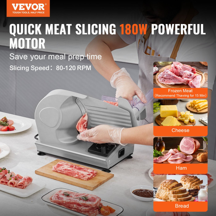 Aparat za rezanje mesa-VEVOR Meat Slicer-MG24902