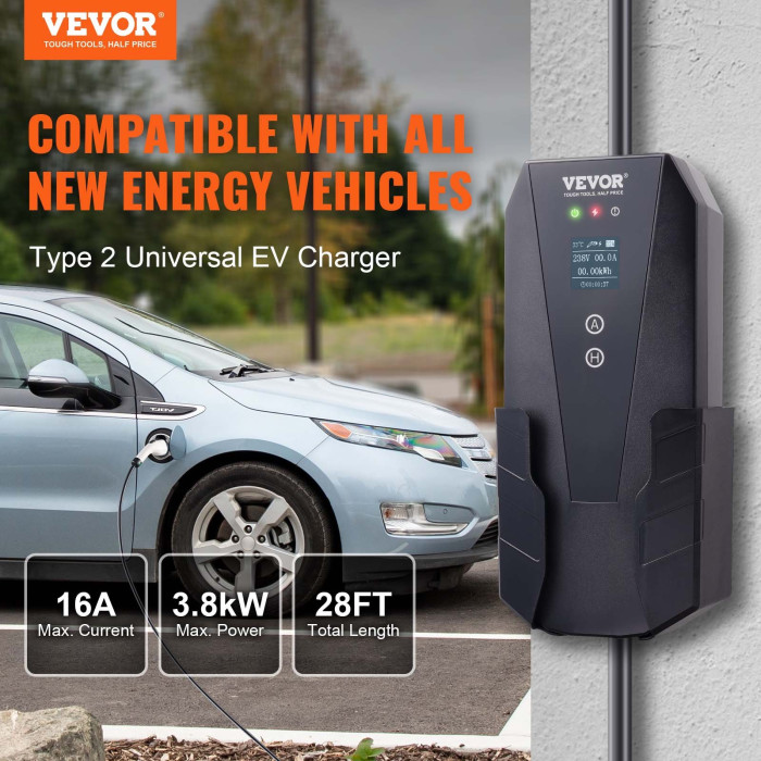 Auto punjač za električna vozila-VEVOR Electric Vehicle Car Charger -MG25973