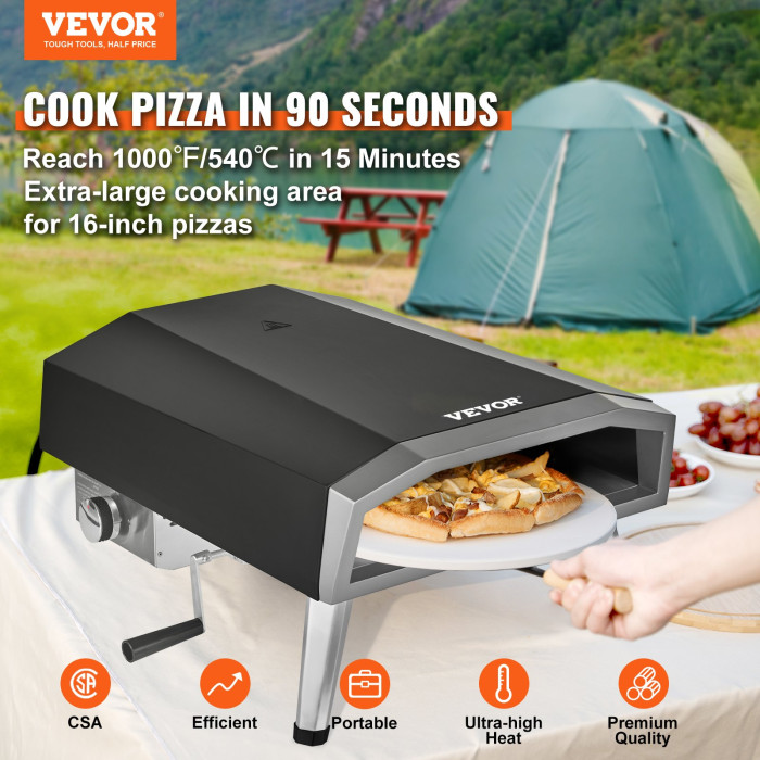 Vanjska pećnica za pizzu-VEVOR Outdoor Pizza Oven-MG25988