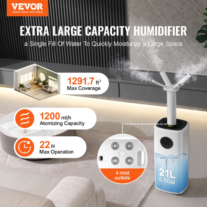 Komercijalni ovlaživač zraka 21L-VEVOR Commercial Humidifier 21L-MG25995