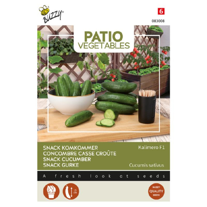 Buzzy® Patio Veggies, Snack cucumber Kalimero F1-BZ083008