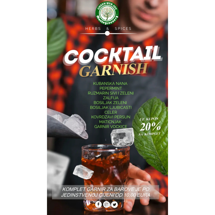 Cocktail Garnisch- MIX Bilje-MG23310